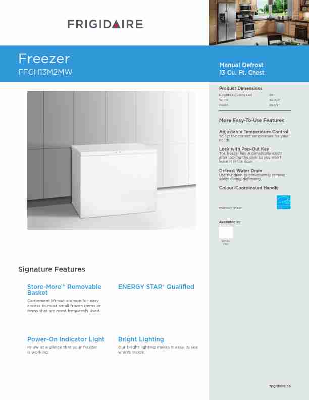 Frigidaire Freezer FFCH13M2MW-page_pdf